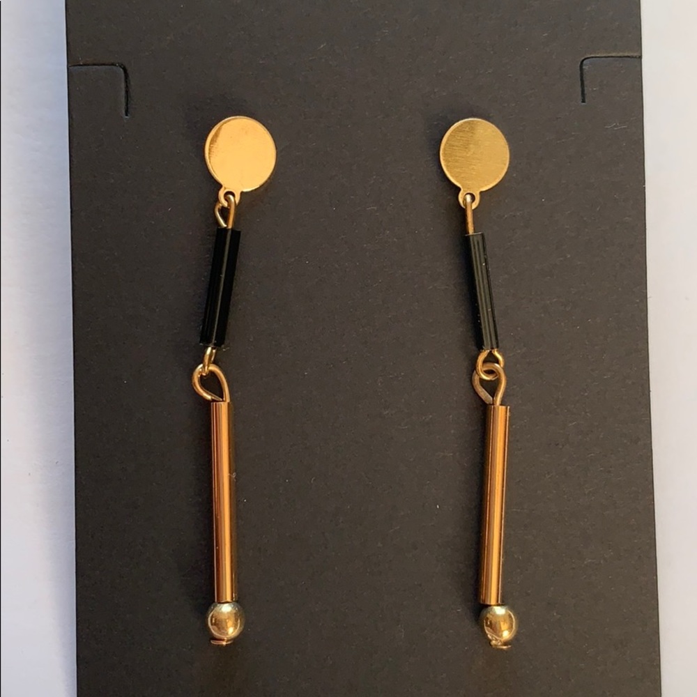 Gold earrings